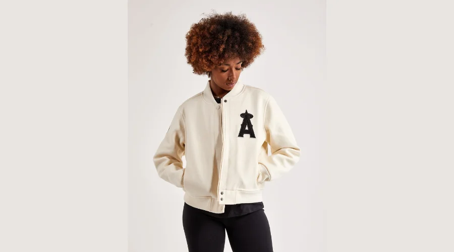 Women’s pro-standard Los Angeles Angels wool varsity jacket