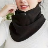 Classic Solid Color Snap Neck Gaiter
